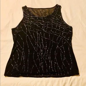 Beaded Sheer Blouse